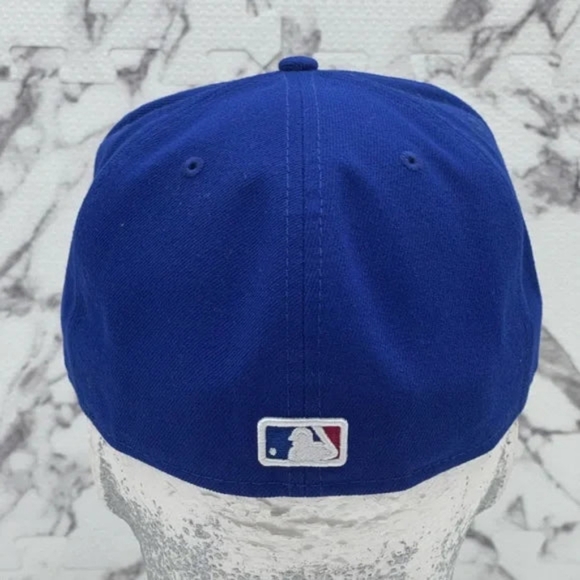 Men's New Era Cap Royal Blue Chicago Cubs 59FIFTY NWT - Picture 3 of 5